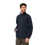 Kurtki męskie - Męska kurtka polarowa Jack Wolfskin ROBSON FJORD JACKET night blue - L - miniaturka - grafika 1