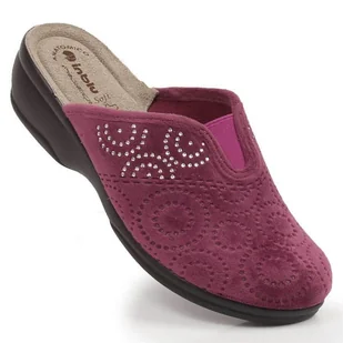 Komfortowe kapcie z gumką Inblu W ARC22 - Kapcie damskie Komfortowe kapcie z gumką Inblu W ARC22 - Kapcie damskie - miniaturka - grafika 1