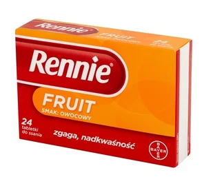Bayer Rennie Fruit 24 szt. - Układ pokarmowy - miniaturka - grafika 1