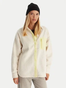 Roxy Polar Chloe Kim Polar Shacket ERJPF03231 Écru Regular Fit - Bluzy damskie - miniaturka - grafika 1