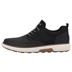 Rieker Męskie buty sznurowane B3354, czarny, 45 EU - Półbuty męskie - miniaturka - grafika 1