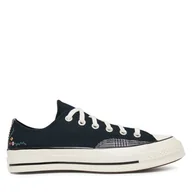 Trampki damskie - Trampki Converse Chuck 70 Varsity Vines A15549C Czarny - miniaturka - grafika 1