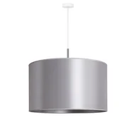 Lampy sufitowe - Duolla - Żyrandol na lince CANNES 1xE27/15W/230V śr. 50 cm srebrny - miniaturka - grafika 1
