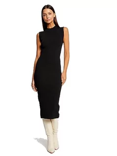 Sukienki - Morgan Damska sukienka bez rękawów 232-RMLINDA czarna TS, czarny, S - grafika 1