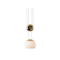 Lampy sufitowe - Lampa wisząca CONTROL złota - szkło, aluminium JD8015.GOLD - miniaturka - grafika 1