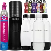 Saturatory - Saturator SodaStream Terra Black jedna butelka + Butelki SodaStream 3x 1L Standard + Bolero - miniaturka - grafika 1