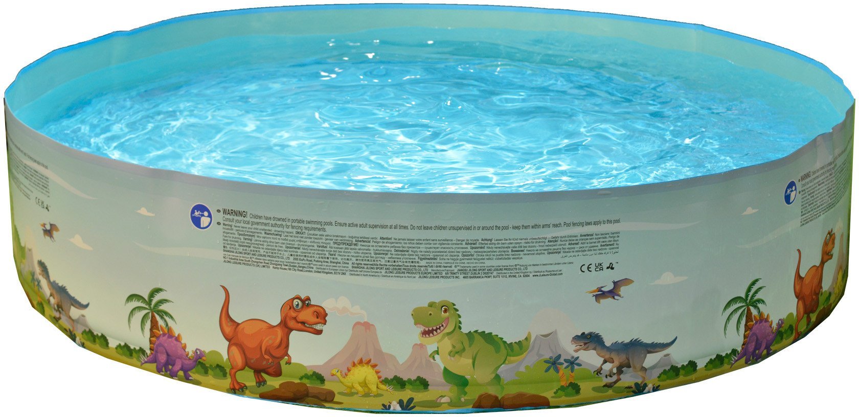 Duży basen rozporowy SUNCLUB - świat dinozurów