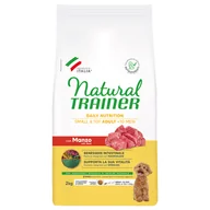 Sucha karma dla psów - Trainer Natural Dog ADULT SMALL&TOY BEEF AND RICE 2 kg - miniaturka - grafika 1