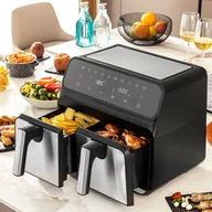 Frytkownice - InnovaGoods Fryinn Double 8000 Czarny - miniaturka - grafika 1