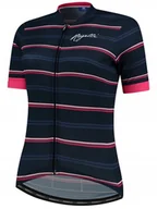 Koszulki i topy damskie - Rogelli Stripe Damska Koszulka Rowerowa - miniaturka - grafika 1