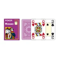 Zestawy do pokera - Modiano Modiano 4 rogi 100% karty z plastiku - Fioletowe - miniaturka - grafika 1