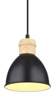 Globo Wiho 54018HS lampa wisząca zwis 3x40W E27 czarna/biała - Lampy sufitowe - miniaturka - grafika 1