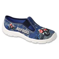 Buty dla dziewczynek - Befado obuwie dziecięce  975Y178 niebieskie - miniaturka - grafika 1