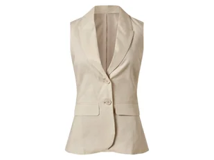 esmara® Długa kamizelka damska z lnem (Beżowy, 44) - Kamizelki damskie esmara® Długa kamizelka damska z lnem (Beżowy, 44) - Kamizelki damskie - miniaturka - grafika 1