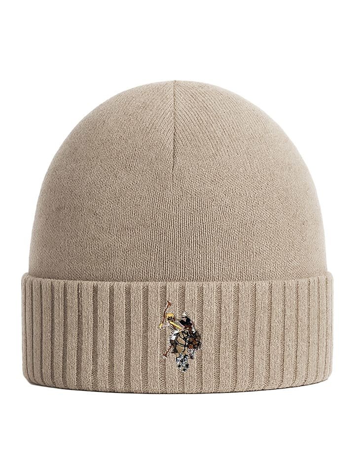 U.S. Polo Assn. Czapka w kolorze beżowym