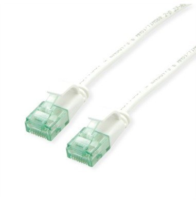 ROLINE RM UTP Data Center Patch Cord Cat.6A Class EA, wąski, biały, 5 m