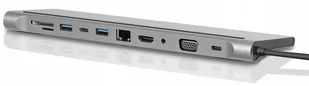 Apple Dock MacBook Hub Vga Hdmi 4K Lan Usb - Huby USB - miniaturka - grafika 1