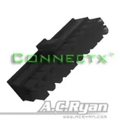 Adaptery i przejściówki - AC Ryan Connectx™ ATX20pin Female - Black 100x Czarny ACR-CB7587 - miniaturka - grafika 1