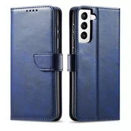 Etui i futerały do telefonów - Hurtel Case Magnet elegancki futerał etui pokrowiec z klapką i funkcją podstawki Samsung Galaxy S22+ (S22 Plus) niebieski - miniaturka - grafika 1
