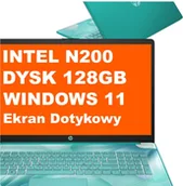 Laptopy - HP 17-cn3110ds / AD7K3UA / N200 / 4GB / 128GB UFS / Intel UHD / HD+ / Dotyk / Win 11 / Niebieski - miniaturka - grafika 1