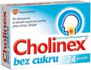 Przeziębienie i grypa - GLAXO SMITH KLINE CHOLINEX BEZ CUKRU 24 past. - miniaturka - grafika 1