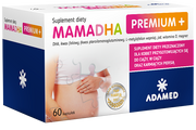 Witaminy i minerały - MamaDHA Premium PLUS 60 kapsułek - miniaturka - grafika 1