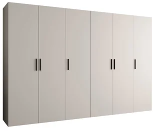 Szafa uchylna otwierana BARI 1 300 wys. 202 cm Kaszmir + u. Czarny - Szafy - miniaturka - grafika 1