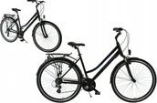 Rowery - Rower 28 KANDS TRAVEL-X rama 17 czarny R23 - miniaturka - grafika 1
