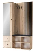 Meble do przedpokoju - Garderoba z lamelami do przedpokoju G4-S27 - miniaturka - grafika 1