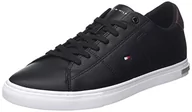 Trampki męskie - Tommy Hilfiger Męskie trampki wulkanizowane, Czarny, 42 EU - miniaturka - grafika 1