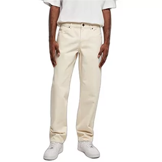 Spodenki męskie - Urban Classics Męskie spodnie jeansowe w kolorze luźnym kroju, Whitesand, 32 - grafika 1