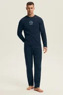 Piżamy damskie - HENDERSON PIŻAMA MĘSKA LUSH 43478 AW25 2XL GRANAT - miniaturka - grafika 1