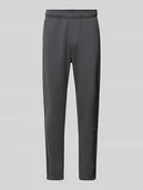 Spodnie sportowe męskie - Spodnie dresowe z elastycznym ściągaczem - miniaturka - grafika 1