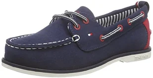 Tommy Hilfiger Unisex D3285eck Jr 1d-1 buty dziecięce, niebieski - niebieski Midnight 403-40 EU - Buty dla dziewczynek - miniaturka - grafika 1