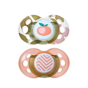 Tommee Tippee Tommee Tippee Smoczek uspokajający MODA GIRL 18-36m 2szt - Smoczki uspokajające - miniaturka - grafika 1
