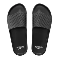 Klapki i japonki męskie - Męskie Klapki SPEEDO SLIDE ENTRY AM 8-00377706098 – Czarny - miniaturka - grafika 1