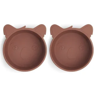2 Miseczki Silikonowe Koala Mahogany Nuuroo - Miseczki i talerzyki dla dzieci - miniaturka - grafika 1