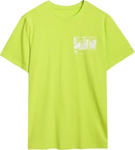 KOSZULKA MĘSKA BAWEŁNIANA T-SHIRT MĘSKI SPORTOWY Z NADRUKIEM 4F M2106 - Koszulki męskie KOSZULKA MĘSKA BAWEŁNIANA T-SHIRT MĘSKI SPORTOWY Z NADRUKIEM 4F M2106 - Koszulki męskie - miniaturka - grafika 1