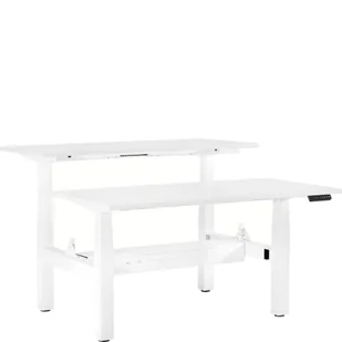 Biurko Regulowane Elektrycznie Fighter Double Desk 160 x 70 Unique - Biurka - miniaturka - grafika 1