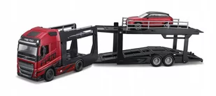 Volvo Fh16 Laweta + Land Rover Lrx 1:43 Bburago - Kolekcjonerskie modele pojazdów - miniaturka - grafika 1