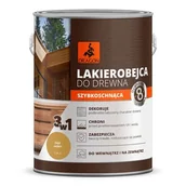 Farby i impregnaty do drewna - DRAGON Lakierobejca do drewna szybkoschnąca 2,5 l dąb jasny - miniaturka - grafika 1