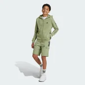 Spodnie i spodenki dla dziewczynek - Street Jam Woven Cargo Shorts Kids - Adidas - miniaturka - grafika 1
