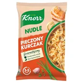 Zupy w płynie - Knorr Nudle Pieczony kurczak Zupa-danie instant 61 g - miniaturka - grafika 1