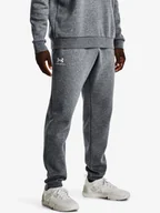 Spodnie sportowe męskie - Męskie spodnie dresowe Under Armour Essential Fleece Jogger-GRY XL - miniaturka - grafika 1