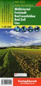 Atlasy i mapy - Freytag&amp;Berndt Mühlviertel, Freistadt, Bad Leonfelden, Bad Zell, Linz; 1:50 000 - miniaturka - grafika 1