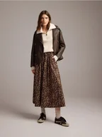 Spódnice - Reserved - Spódnica midi w zwierzęcy wzór - wielobarwny - miniaturka - grafika 1