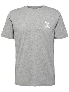 Koszulki męskie - Hummel T-shirt w kolorze szarym - grafika 1