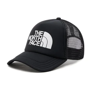 The North Face Czapka z daszkiem Tnf Logo Trucker NF0A3FM3KY41 Black/Tnf White - Czapki damskie - miniaturka - grafika 1