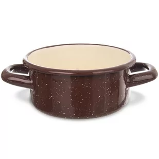 Orion GARNUSZEK EMALIA 0,6L BRĄZOWY 113157 - Garnki - miniaturka - grafika 1