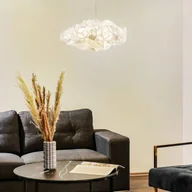 Lampy sufitowe - Slamp Lampa wisząca designerska Drusa, biały / opal, salon / jadalnia, tworzywo sztuczne, design - miniaturka - grafika 1